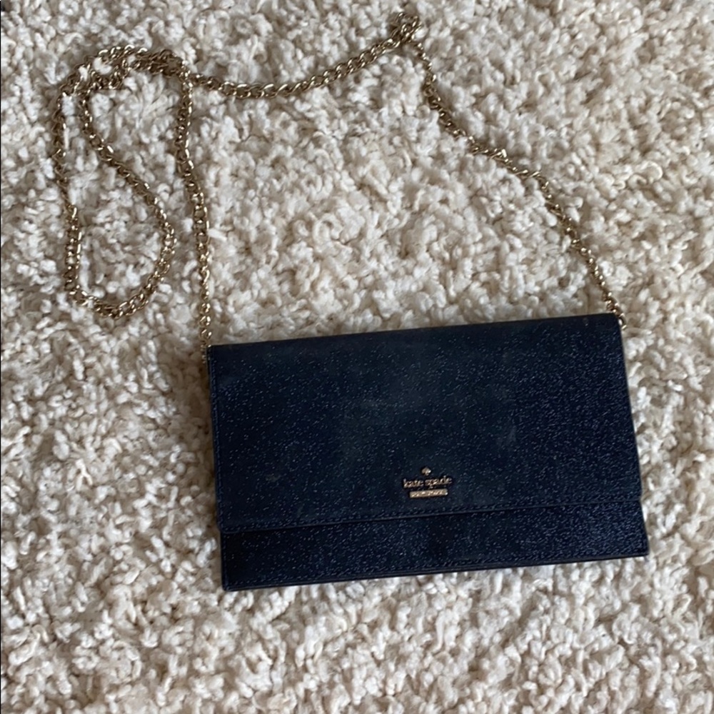 Kate Spade Navy Glitter Bag